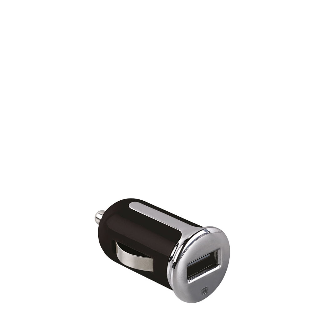 CELLY, auto punjač mini, 2.4A, USB, crni